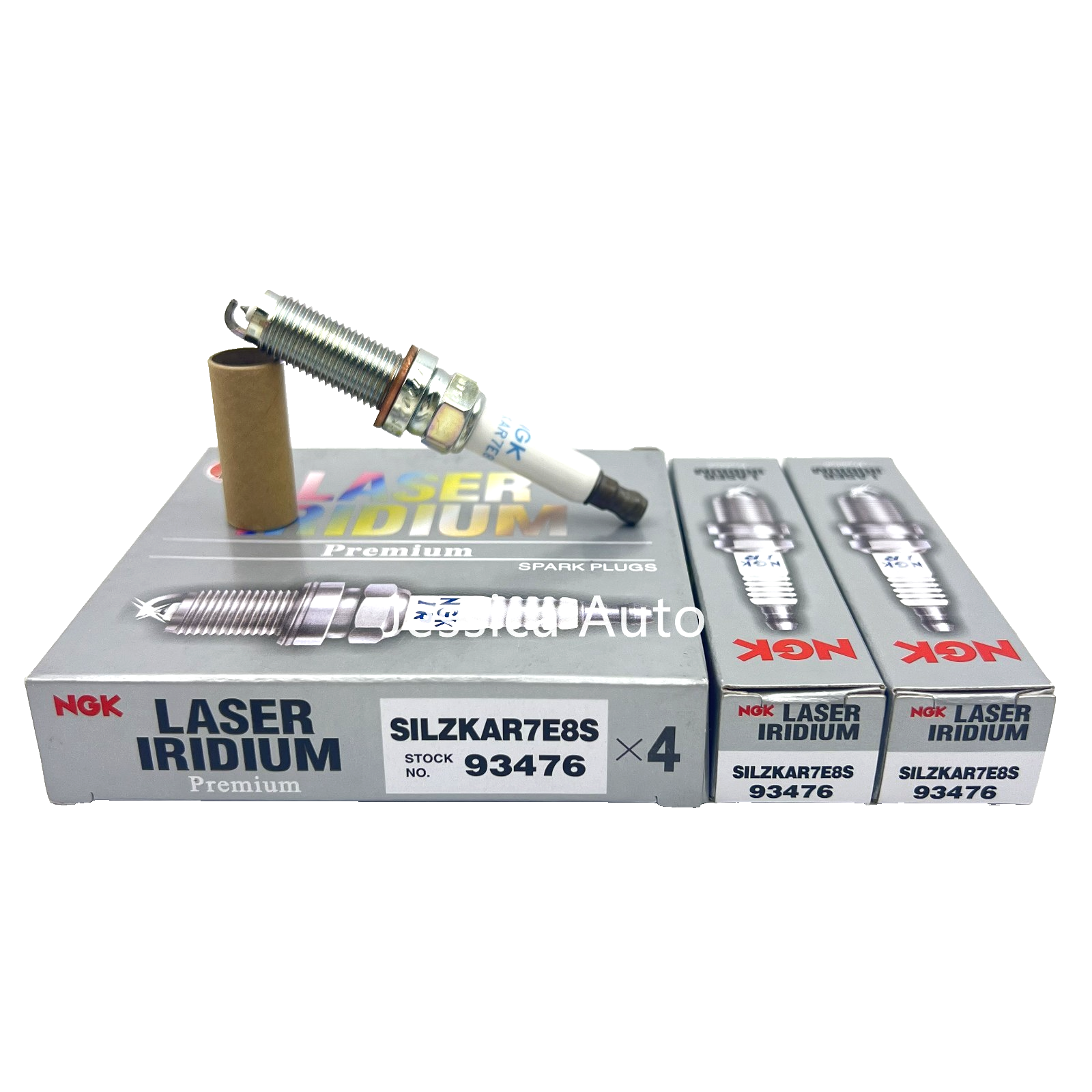 Lot of 6 Genuine NGK 93476 Laser Iridium Spark Plugs SILZKAR7E8S