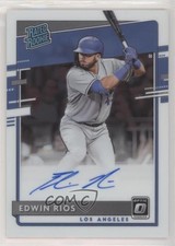 2020 Panini Donruss Optic Rated Rookie Signatures Edwin Rios #RRS-ER Auto RC 0c6