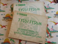 Yamaha TY50 TY50M Genuine Service & Workshop Manual, Good Used