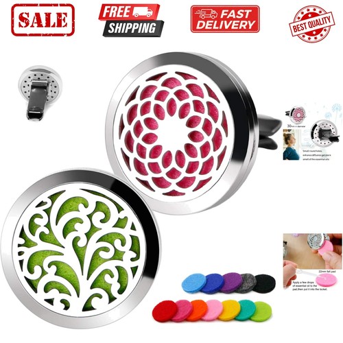 Car Diffuser Vent Clip - 2PCS 30mm Car Essential Oil Diffuser Vent ...