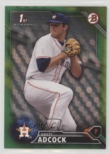 2016 Bowman Draft Draft Picks Green 74/99 Brett Adcock #BD-49 4l3