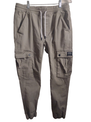 WESC Pants Unisex Mens M Womens L Slim Utility Jogger Cargo Pockets Athleisure