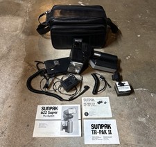 Sunpak 622 Super Handle Mount Flash, Accessories and Carrying Case