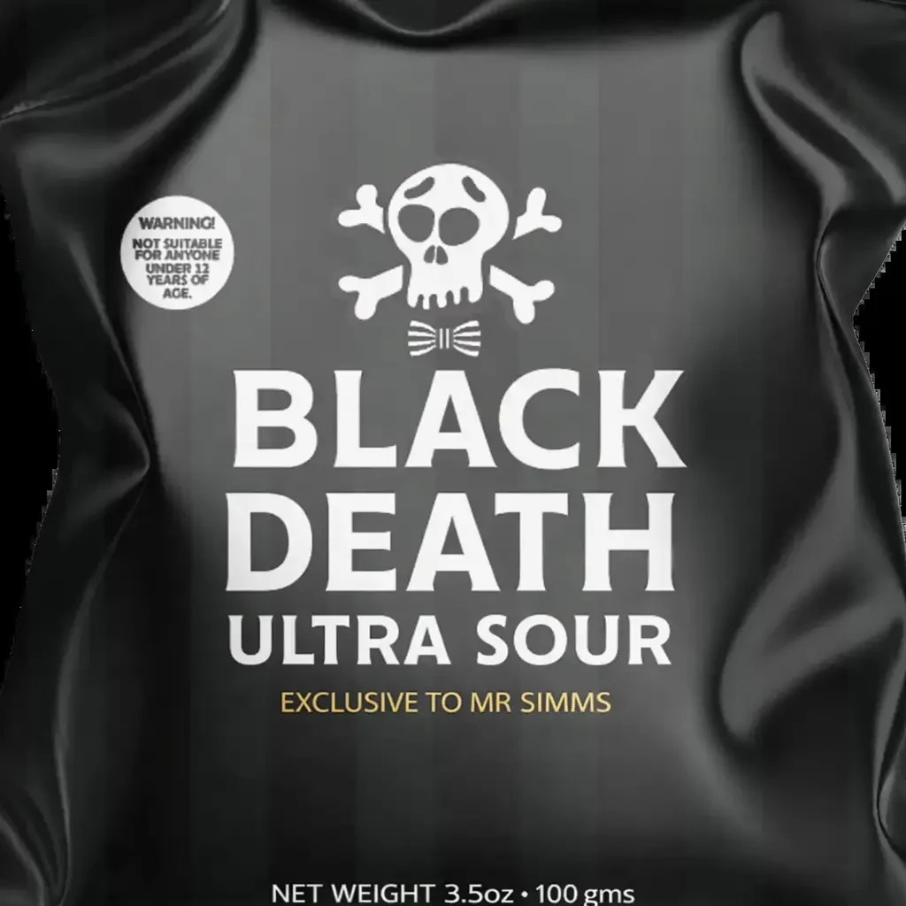 black death sour candy