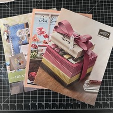 Stampin' Up Idea Book  Magazine 2010 2011 2012 Lot 3 Ideas Scrapbooking Cards
