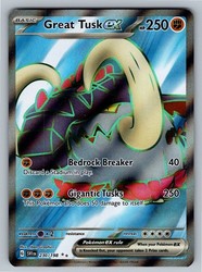Great Tusk ex 230/198 Scarlet & Violet Base Set