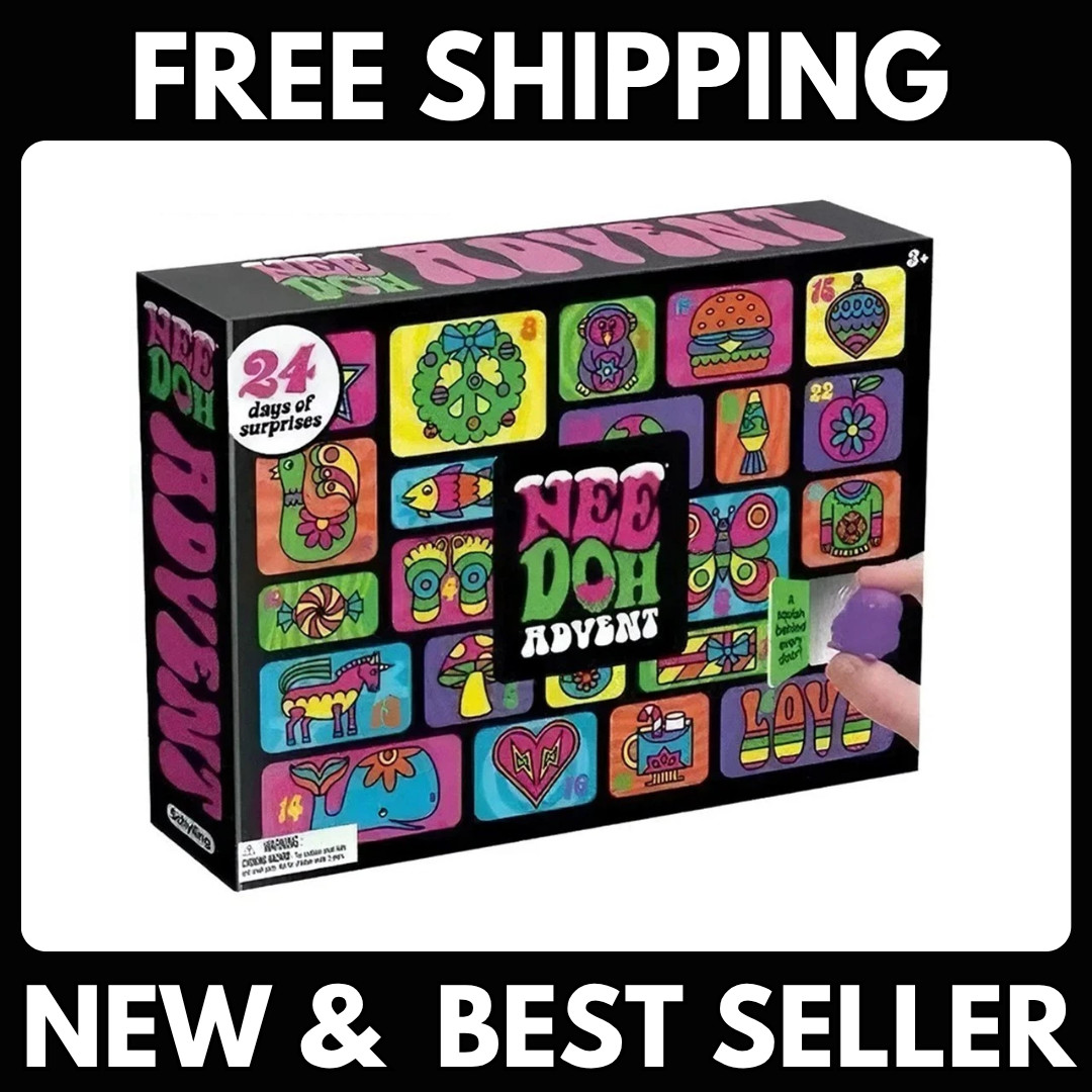 Needoh Christmas Advent Calendar 2026 Countdown Blind Box Holiday Gift