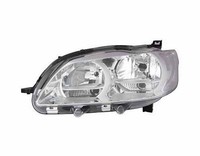 Scheinwerfer Rechts FÜR Peugeot 301 2012-2016 MIT Verchromtem Rahmen