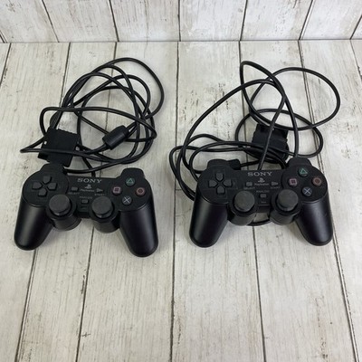 Sony PlayStation 2  DUALSHOCK 2  Analog Controller - WORKING  TESTED Lot Of 2