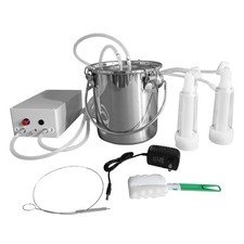 Hand Pump Milker Machine – 2L Portable Goat Milking Kit With Dual Head Tube – For Sheep, Cows & Goats On Farms