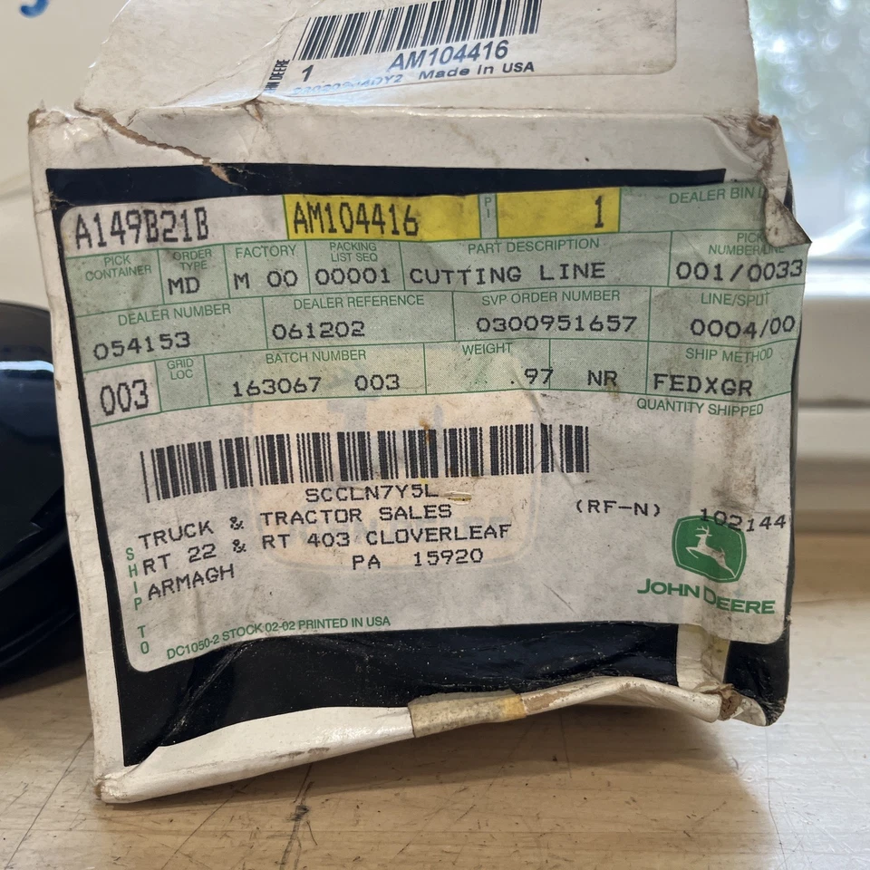 Cabezal de recortadora de cuerda John Deere AM104416 Foto 2 de 4