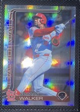 2025 Topps Series 2 - Jordan Walker #485 Rainbow Foilboard