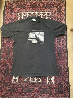 Vintage Joy Division Love Will Tear Us Apart Rock Band T-Shirt Size XL Black