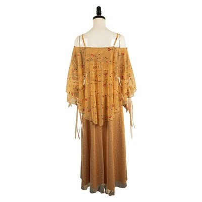 Padme Meadow Yellow Dress Cosplay Costume Outfits Halloween Carnival Suit |  eBay