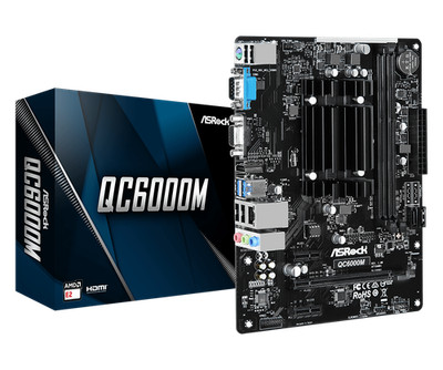 ASRock QC6000M Onboard CPU Retail motherboard