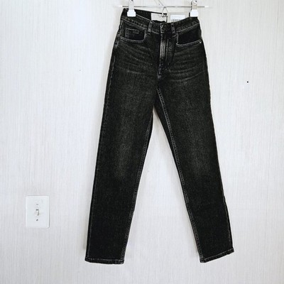 Everlane NWT Women size 23 The Curvy Cheeky Straight Jean Washed Black