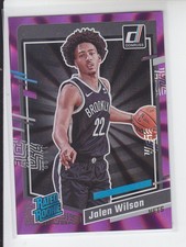 2023-24 Donruss JALEN WILSON RC Rated Rookie Purple Lazer Foil /99 Nets #224