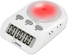 dretec Digital Timer for Learning Max. Set Time 199 hours 59 minutes 59 seconds