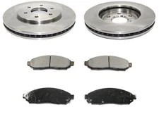 For 2009-2012 Suzuki Equator Brake Pad and Rotor Kit Front 95512ZQYF 2010 2011