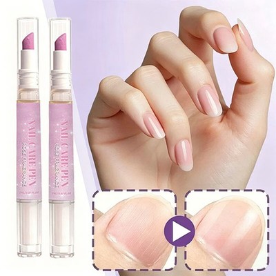 2-In-1Cuticle Oil Pusher Pen, Ceramic Cuticle Oil Cuticle Pusher Nail Oil Pen US