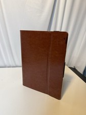 Onn Universal Tablet Folio Case Fits Most 9-11" Tablets Brown Pre-owned