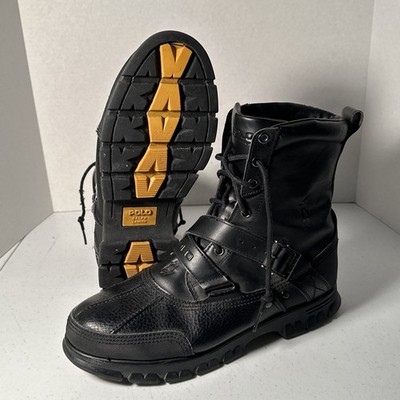 Polo Ralph Lauren Tavin II High Waterproof Leather-Suede Boots, Sz 11.5 D Mens