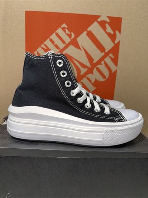 Women's Converse Chuck Taylor All Star Move Hi Black - Size 6, 568497C
