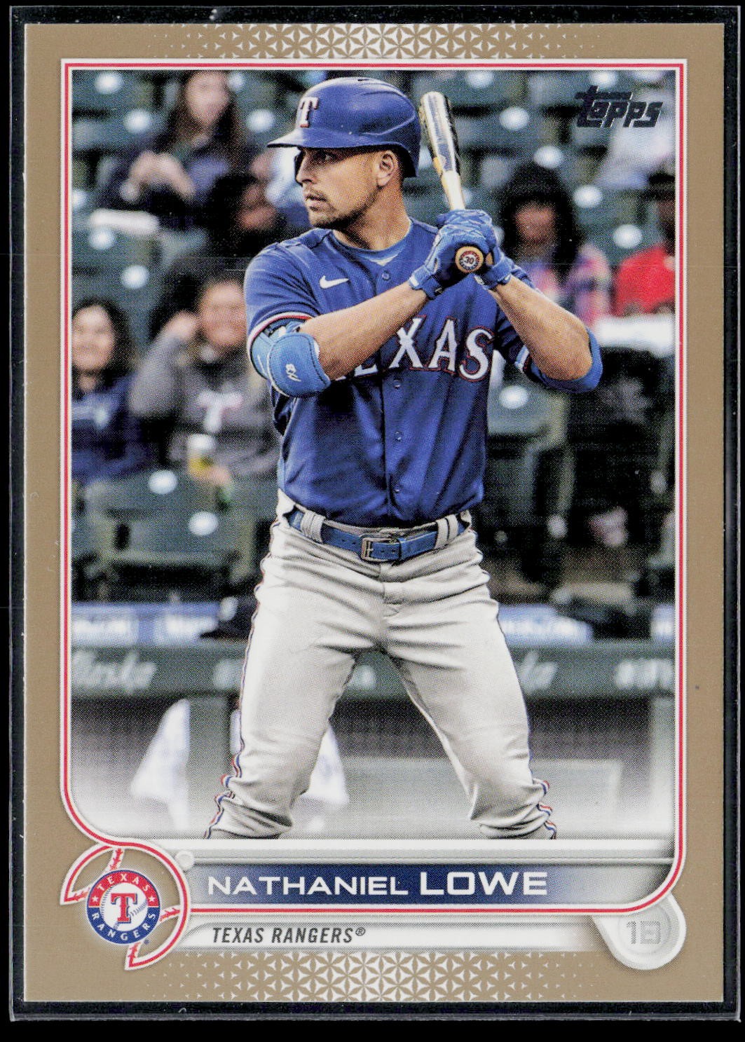 2022 Topps Gold Nathaniel Lowe #/2022 #551