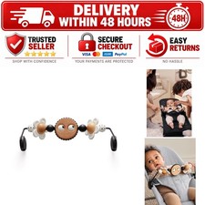 BabyBj rn Toy for Bouncer, Googly Eyes Black  White, Developmental Baby Toy