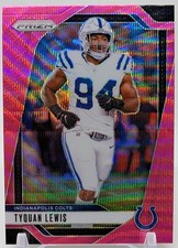 2024 Panini Prizm Football - Tyquan Lewis Card 125 Pink Wave