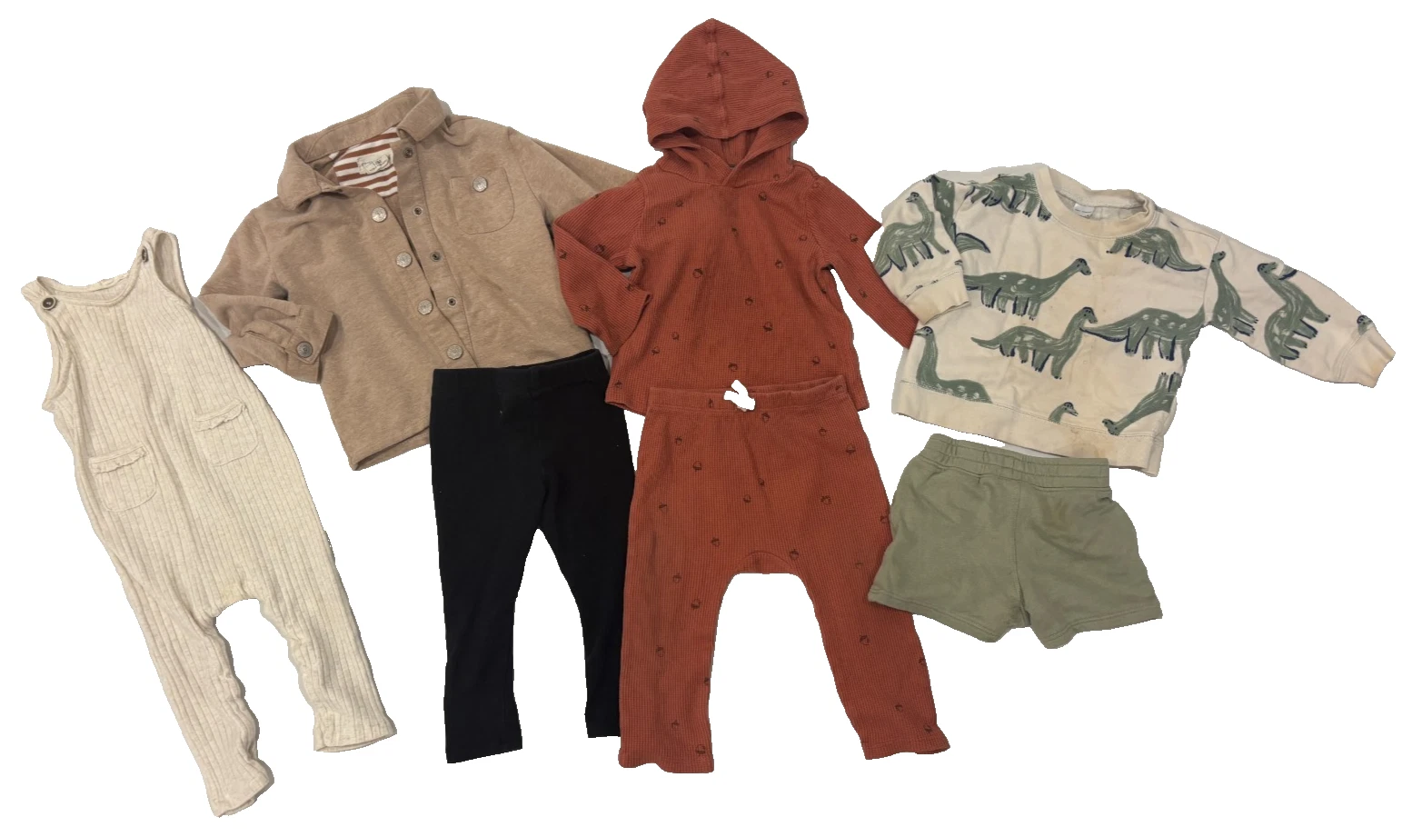 Toddler Boy Clothes Lot 18M Easy Peasy Modern Moments Dinosaur Hoodie Bundle#139