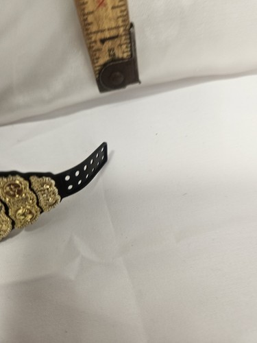 AEW World Championship Title Belt Figura de Acción Accesorio Jazwares Correa Negra - Imagen 5 de 6