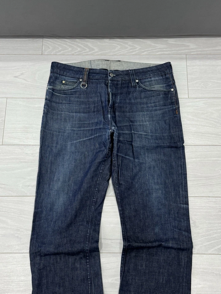 Jeans Y-3 Yohji Yamamoto Archival Denim Azul Desteñido Marca Japonesa Talla 34 Para hombres’s  Foto 3 de 4