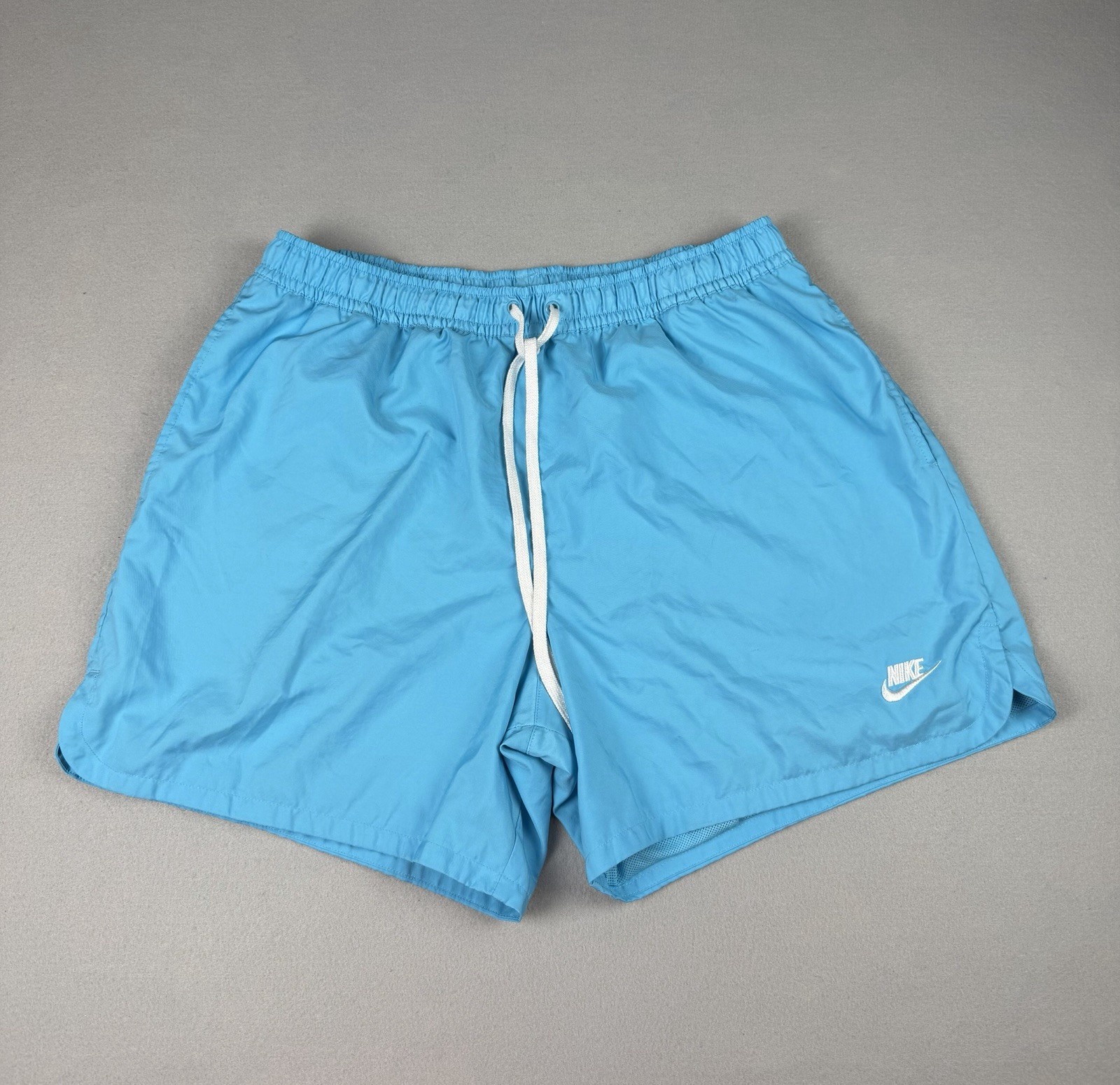 Nike Shorts Mens 2XL Light Blue Sportswear Woven Flow Lined Training DM6829