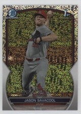 2023 Bowman Draft Chrome Sparkle Refractor Jason Savacool #BDC-200 w6g