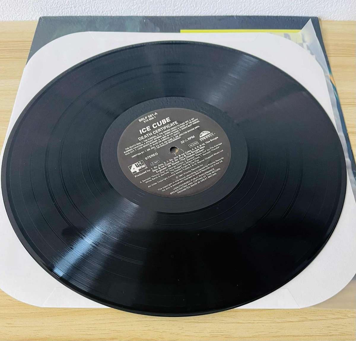 Ice Cube / Death Certificate 1991 EU Original LP Vinyl 4th