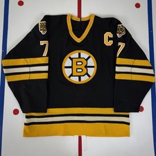 Raymond Bourque Authentic Boston Bruins 1985-86 Vintage NHL Hockey Jersey CCM 50