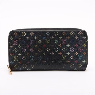 LOUIS VUITTON Monogram Multicolor Zippy Wallet Round Zip Long Wallet M60243 Noir