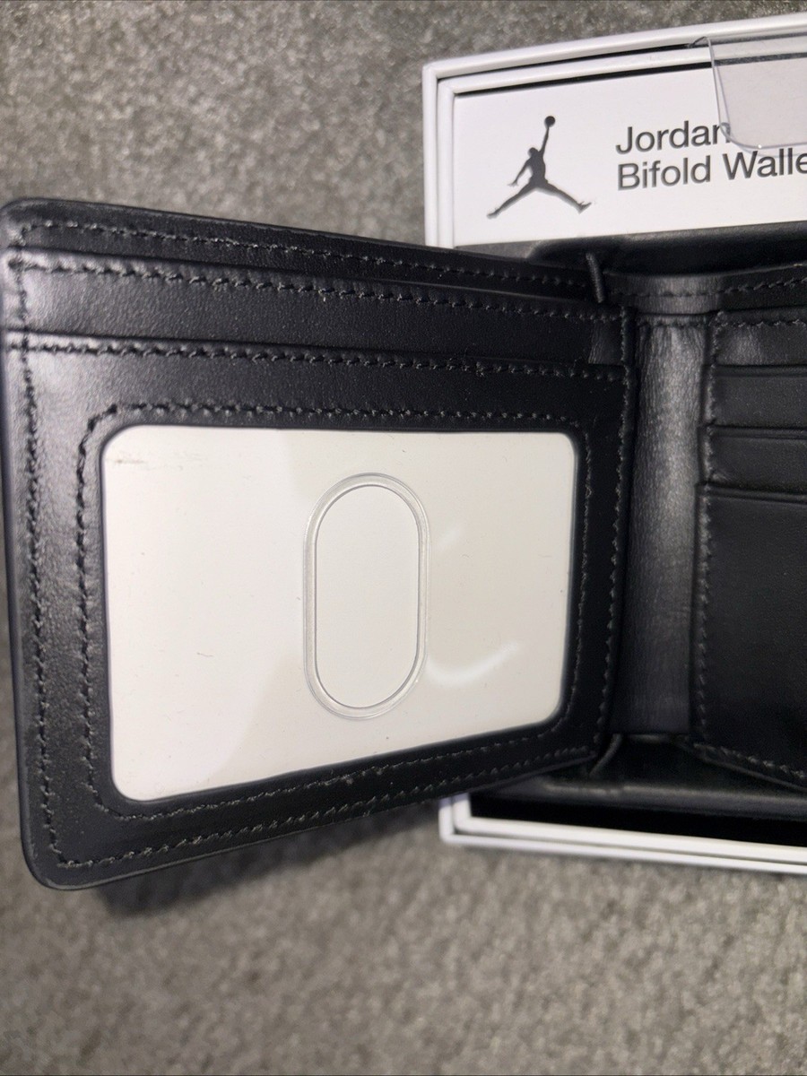 New Jordan Jumpman Ingot Bifold Wallet Men's Black Style MA0819