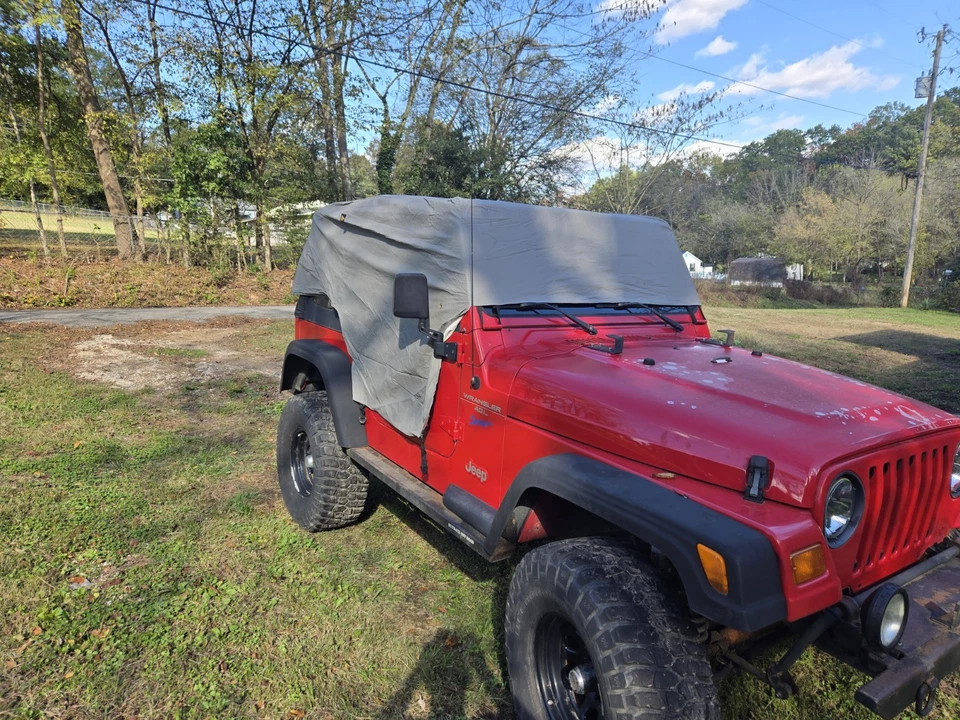 Cubierta Bestop All Westher Trail Jeep Wrangler Tj 97-06 gris Foto 2 de 4