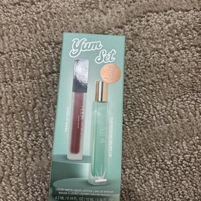 KAYALI Yum Gift Set Pistachio Gelato 10ml EDP HUDA Liquid Lipstick BNIB $40 RT