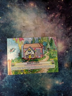Cryptid Camp Quartz Cabin TEST stamped Card. SUPER RARE!!