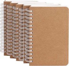 5-Pack Pocket Notebooks - 3.5  x5.5  , Ideal for Writing  Creativity