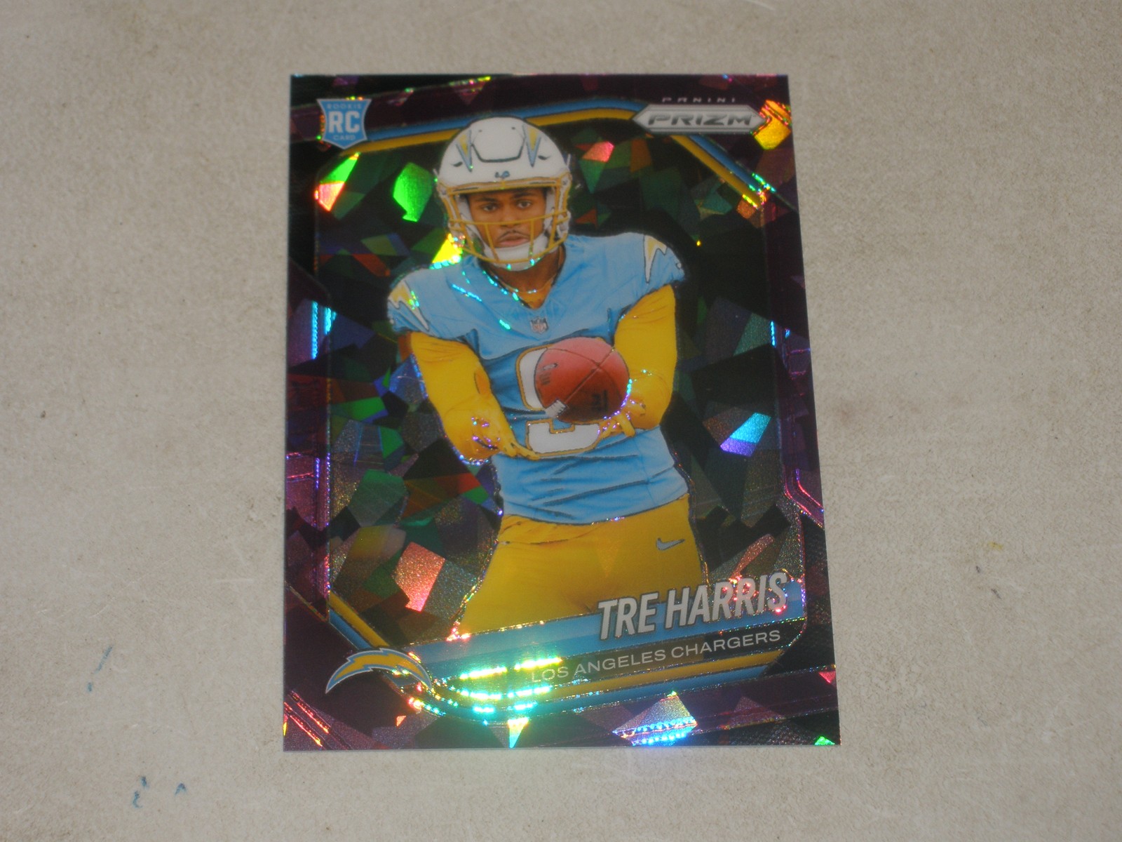 2025 Panini Prizm Purple Ice Prizm #371 Tre Harris 109/225 Rookie RC