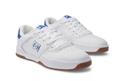 Dc Shoes Herren Central Sneaker, White/Blue, EU Gr. 46,5