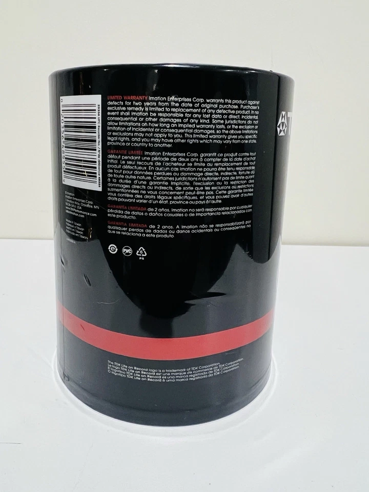 TDK Audio Music CD-R 80min 700MB 52X Blank Recordable Discs 100 Pack ~NEW SEALED - Image 3 of 4