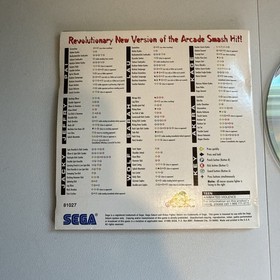 Virtua Fighter Remix (Sega Saturn, 1995) Promotional Copy Not For Resale Sleeve