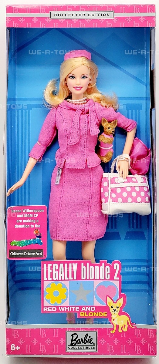 Legally Blonde 2 Barbie Doll Elle Woods & Bruiser 2003