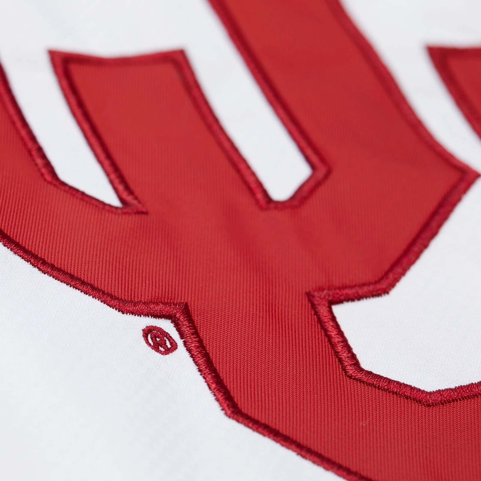 Giacca con cappuccio uomo Mitchell & Ness bianca Oklahoma Sooners Coaches full snap