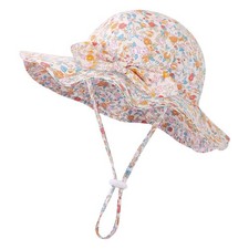 Baby Girl Sun Hat Toddler Beach Hats with UPF 50 Protective Infant Summer Ha...
